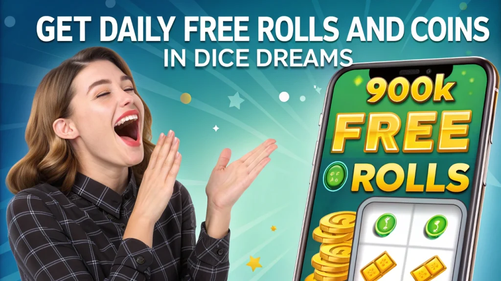 Get Daily Free Rolls and Coins in Dice Dreams – Latest Links Here (100% Working Methods)